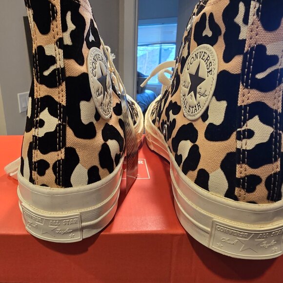 Converse Chuck 70 Hi Leopard Print Women's Sneakers Shoes A14945C Size 7 NEW - Picture 4 of 13
